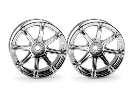 HPI Racing - Work Emotion XC8 Wheel, 26mm, Chrome, 6mm Offset - Hobby Recreation Products