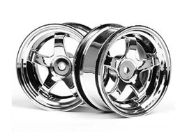 HPI Racing - Work Meister S1 Wheel, 26mm, Chrome, 9mm Offset - Hobby Recreation Products