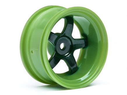HPI Racing - Work Meister S1 Wheel Green (9mm Offset/2pcs) - Hobby Recreation Products