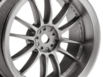 HPI Racing - Work XSA 02C Wheel 26mm Light Gunmental (3mm/2pcs) - Hobby Recreation Products