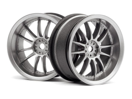 HPI Racing - Work XSA 02C Wheel 26mm Light Gunmental (3mm/2pcs) - Hobby Recreation Products