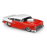 J Concepts - 1955 Chevy Bel Air, Street Eliminator Drage Race Clear Body - Hobby Recreation Products