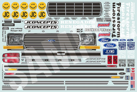 J Concepts - 1979 Ford F-250 Monster Truck Clear Body - Hobby Recreation Products