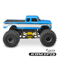 J Concepts - 1979 Ford F-250 SuperCab Monster Truck Clear Body, 7" Width & 12.75" Wheelbase - Hobby Recreation Products