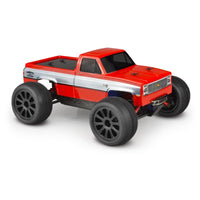 J Concepts - 1982 GMC K10 Traxxas 1/16th E-Revo Clear Body - Hobby Recreation Products