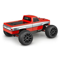 J Concepts - 1982 GMC K10 Traxxas 1/16th E-Revo Clear Body - Hobby Recreation Products