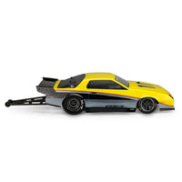 J Concepts - 1987 Chevy Camaro IROC Clear Body, for DR10, 22S- 11.25" Width & 13" Wheelbase - Hobby Recreation Products
