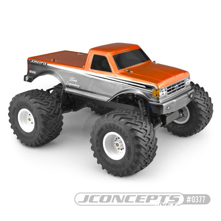 J Concepts - 1989 Ford F-250 Traxxas Stampede Clear Body - Hobby Recreation Products