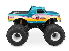 J Concepts - 1993 Ford F-250 Monster Truck Clear Body w/Racerback and Visor - Hobby Recreation Products