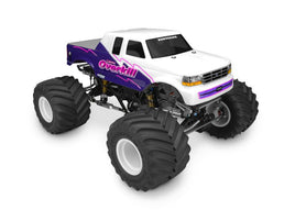 J Concepts - 1993 Ford F-250 Super Cab Monster Truck Clear Body w/Racerback - Hobby Recreation Products