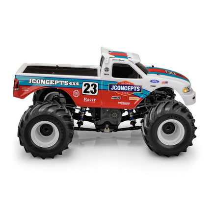J Concepts - 1997 Ford F-150 MT Body w/ Racerback and Visor, 7" Width & 13" Wheelbase, Fits Losi LMT, Axial SMT10 - Hobby Recreation Products