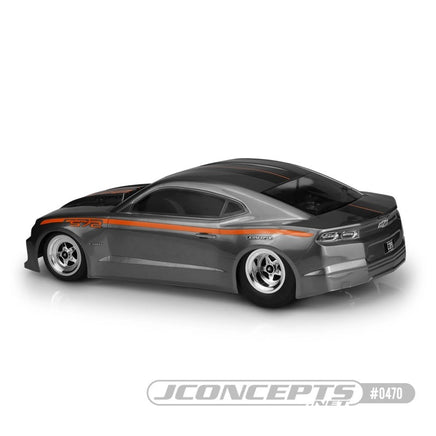J Concepts - 2022 Chevrolet Copo Camaro Body, Clear, fits DR10, DR10M, Drag Slash - Hobby Recreation Products