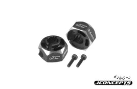 J Concepts - 8.5mm Lightweight Hex Adaptor for T5M-Black - Hobby Recreation Products