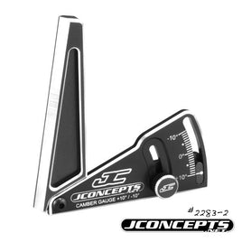 J Concepts - Aluminum Camber Gauge, 85mm Black - Hobby Recreation Products