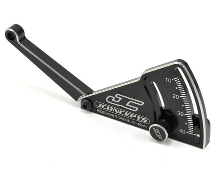 J Concepts - Aluminum Ride Height Gauge, 10-40mm Black - Hobby Recreation Products