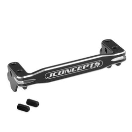 J Concepts - Aluminum Servo Mount Brace, Black, For B6.3 - Hobby Recreation Products