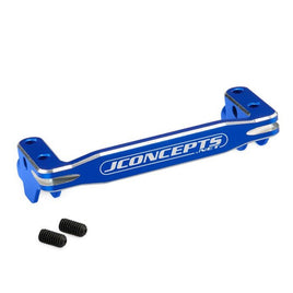 J Concepts - Aluminum Servo Mount Brace, Blue, for B6.3 - Hobby Recreation Products