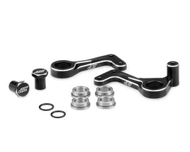 J Concepts - Aluminum Steering Bellcranks, Black, for RC10T - Hobby Recreation Products