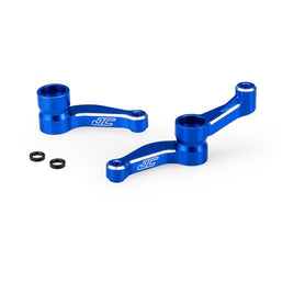 J Concepts - Aluminum Steering Bellcranks, Blue, for Team Associated DR10 / SR10 / RB10 - Hobby Recreation Products