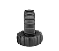 J Concepts - Animal 1/10 Short Course Truck Paddle Tires, Yellow Compound - Hobby Recreation Products