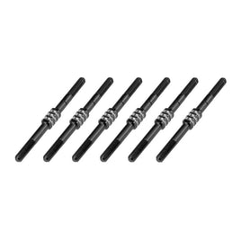 J Concepts - B6.1 Fin Titanium Turnbuckle Set, Black, (6pcs) - Hobby Recreation Products