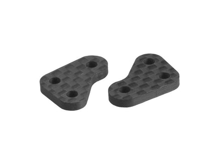 J Concepts - B6/B6D Steering Arms-2 pcs Carbon Fiber - Hobby Recreation Products