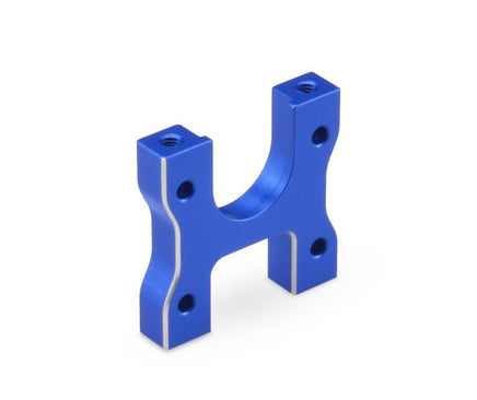 J Concepts - B74 Aluminum Center Differential Mount, Blue - Hobby Recreation Products