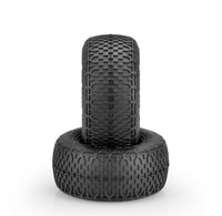 J Concepts - Bar Codes V1, Gold Compound Tire, Fits #3438 1.7" Rear Wheel - Hobby Recreation Products