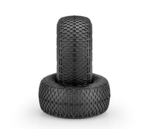 J Concepts - Bar Codes V1, Green Compound Tire, Fits #3438 1.7" Rear Wheel - Hobby Recreation Products