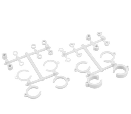 J Concepts - Big Bore Shock Limiter, Up Travel Kit (24pcs) White - Hobby Recreation Products