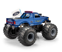 J Concepts - BIGFOOT 4 Louisville, 1990 Ford F-250 Body Set w/Accessories, Fits Clod Buster, Regulator-7" Width - Hobby Recreation Products