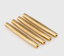 J Concepts - Brass Chassis Brace Tube, for Regulator Chassis Conversion, 4pcs - Hobby Recreation Products