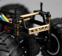 J Concepts - Brass Horizonal Chassis Member, for Regulator Chassis Conversion, 2pc - Hobby Recreation Products