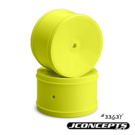 J Concepts - Bullet- 60mm (2.4") B5/ RB6 Rear Wheel- Yellow (4pc) - Hobby Recreation Products