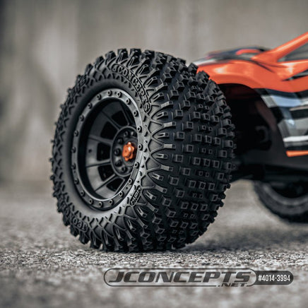 J Concepts - Choppers, Platinum Compound, Pre-Mounted on #3425B Wheel, Fits X-Maxx, XRT, and Arrma Kraton 8 - Hobby Recreation Products