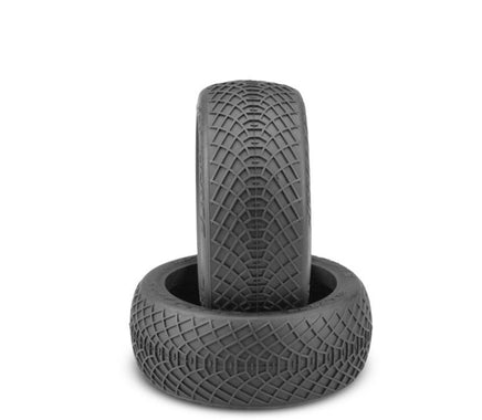 J Concepts - Ellipse Blue Compound Tires (2), Fits 1/8th Buggy - Hobby Recreation Products