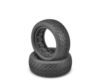 J Concepts - Ellipse Blue Compound Tires, Fits 2.2" Buggy Front Wheel - Hobby Recreation Products