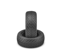 J Concepts - Ellipse Silver Compound Tires, fits 2.2" Buggy Front Wheel - Hobby Recreation Products