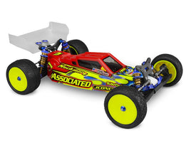 J Concepts - F2-B6/B6D 1/10 Buggy Body (Clear) w/ Aero Wing, Lightweight - Hobby Recreation Products