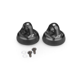 J Concepts - Fin, 13mm Shock Cap, Black, Fits Team Associated 13mm Shock Body - Hobby Recreation Products