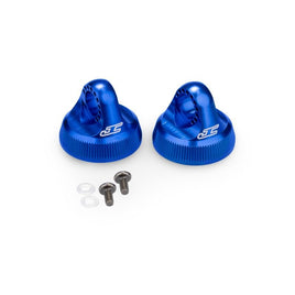 J Concepts - Fin, 13mm Shock Cap, Blue, Fits Team Associated 13mm Shock Body - Hobby Recreation Products
