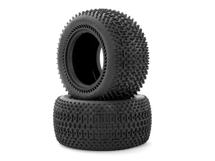 J Concepts - Goose Bumps Tires, Green, Compound, 2.2 Truck - Hobby Recreation Products