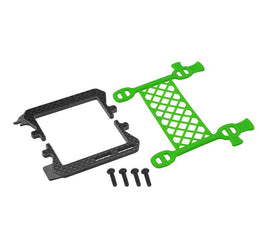 J Concepts - Green Carbon Logo - Cargo Net Battery Brace, for Associated B6/T6/SC6/B6.3 - Hobby Recreation Products