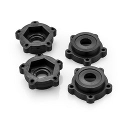 J Concepts - Hazard, #3425 fits X-Maxx Hex Adaptor - Stock Replacement / Plastic, 4pc - Hobby Recreation Products