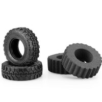 J Concepts - Hunk Green Compound Tires, Scale Country (3.93" OD), fits 1.9" Off-Road Wheel - Hobby Recreation Products