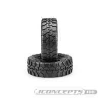 J Concepts - Hunk Performance 1.9" Scaler Tire, Green Compound, 4.75 OD, (1 pair) - Hobby Recreation Products