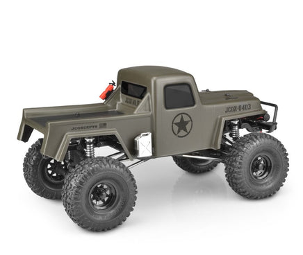 J Concepts - JCI Creep Clear Body for 12.3" Wheelbase Crawlers - Hobby Recreation Products