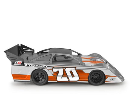 J Concepts - L8D "decked" 10.25" Wide 1/10th Late Model Body, w/ Rear Super Spoiler - Lightweight - Hobby Recreation Products