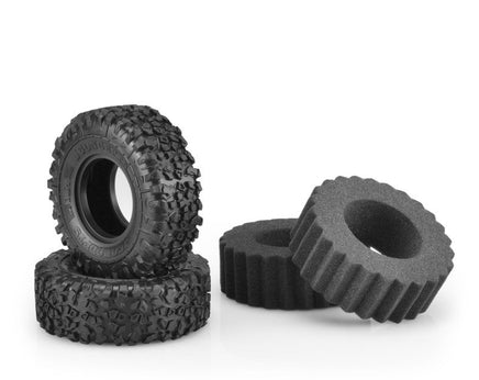J Concepts - Landmines, Green Compound, 1.9" (4.19" O.D.) Scale Country Tires - Hobby Recreation Products
