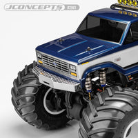 J Concepts - Late 70's F-Type Front Bumper Set, Chrome, Fits Misc. JConcepts MT Bodies - Hobby Recreation Products